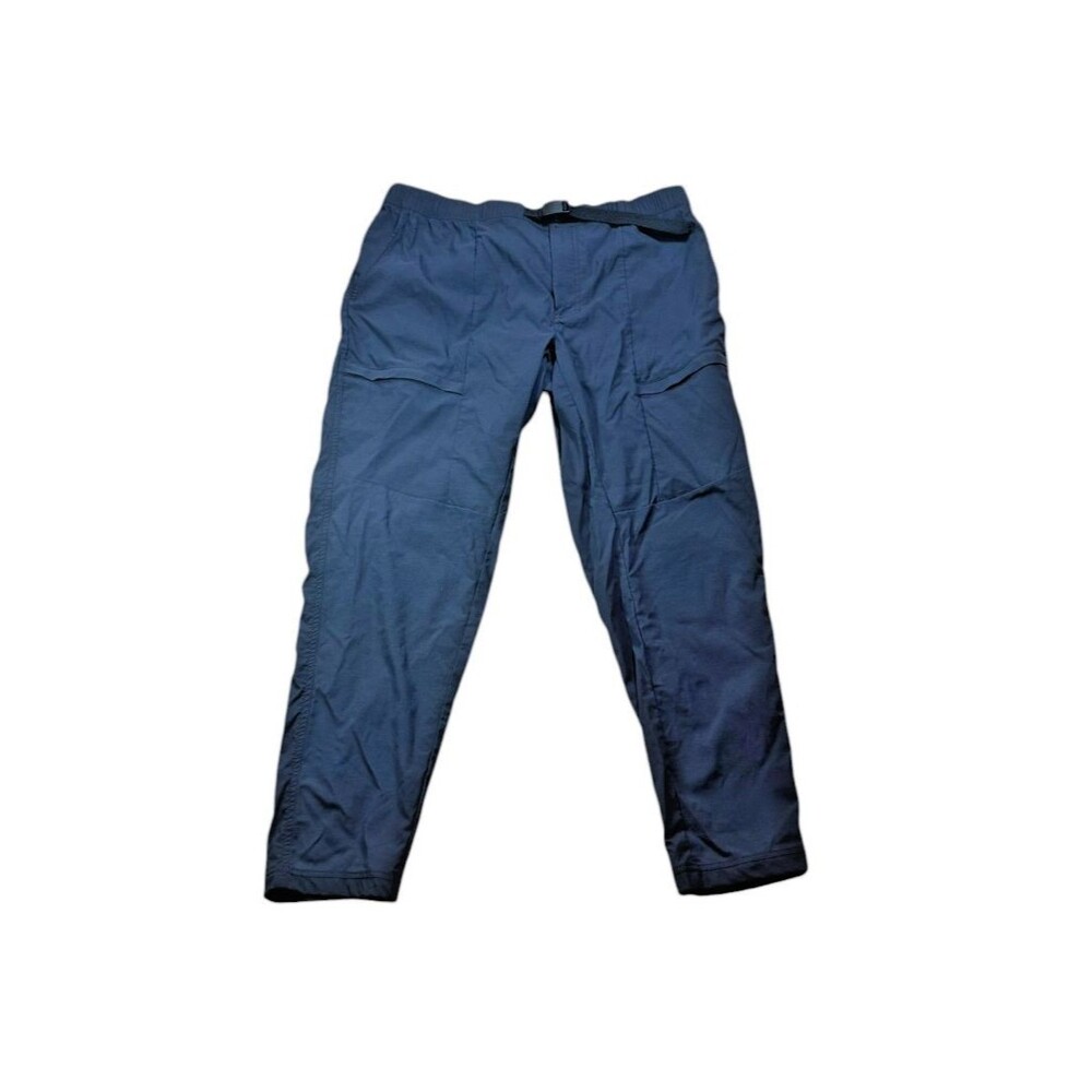 LL Bean Tropicwear Pant Mens Size Large 30 Inseam Cargo Nylon Lightweight Belted